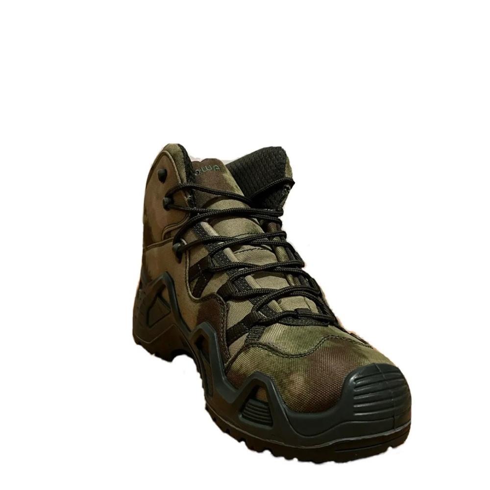 COPY - Lowa Men's  GTX Mid Waterproof Hiking Boot Deep Army Green